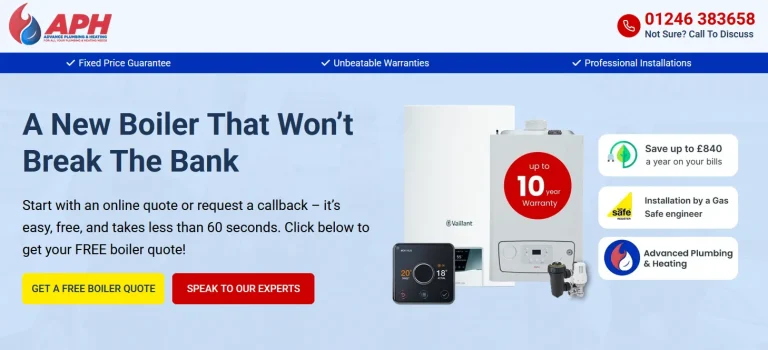 APH New boiler installation sharing image